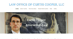 Desktop Screenshot of curtiscooperlaw.com